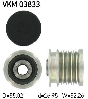 Obrázok Voľnobeżka alternátora SKF  VKM03833