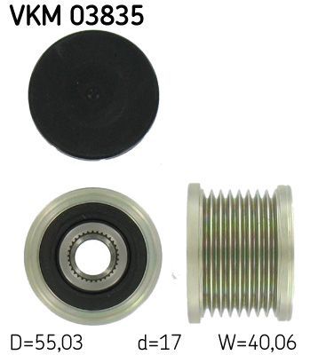 Obrázok Voľnobeżka alternátora SKF  VKM03835