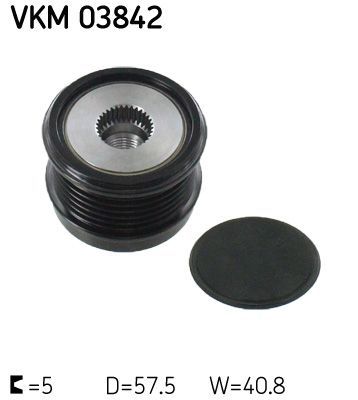 Obrázok Voľnobeżka alternátora SKF  VKM03842