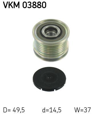 Obrázok Voľnobeżka alternátora SKF  VKM03880