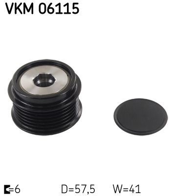 Obrázok Voľnobeżka alternátora SKF  VKM06115