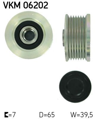 Obrázok Voľnobeżka alternátora SKF  VKM06202