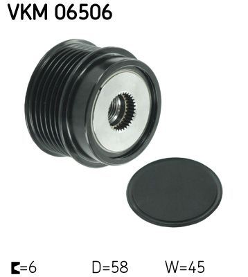 Obrázok Voľnobeżka alternátora SKF  VKM06506