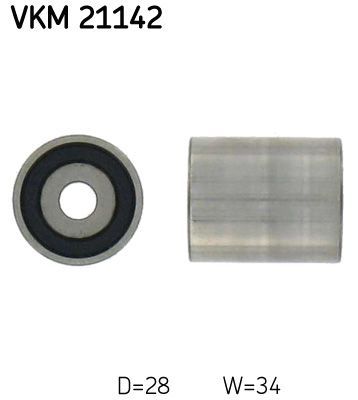 Obrázok Obehová/vodiaca kladka ozubeného remeňa SKF  VKM21142