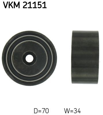 Obrázok Obehová/vodiaca kladka ozubeného remeňa SKF  VKM21151