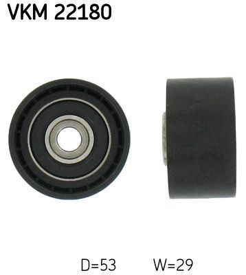 Obrázok Obehová/vodiaca kladka ozubeného remeňa SKF  VKM22180