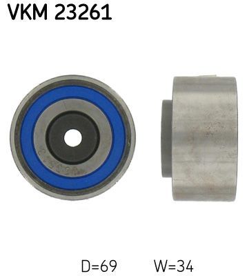 Obrázok Obehová/vodiaca kladka ozubeného remeňa SKF  VKM23261