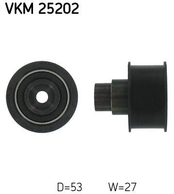 Obrázok Obehová/vodiaca kladka ozubeného remeňa SKF  VKM25202