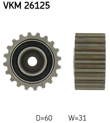 Obrázok Obehová/vodiaca kladka ozubeného remeňa SKF  VKM26125