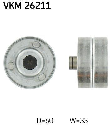 Obrázok Obehová/vodiaca kladka ozubeného remeňa SKF  VKM26211