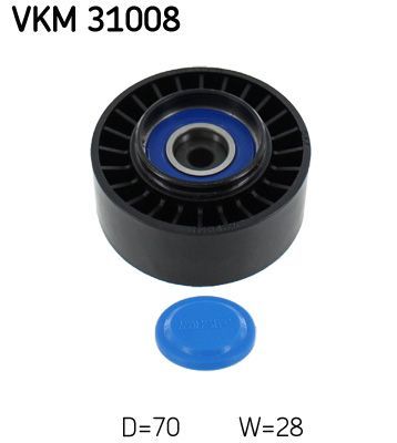 Obrázok Vratná/vodiaca kladka rebrovaného klinového remeňa SKF  VKM31008