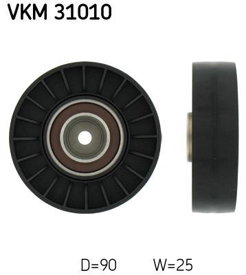 Obrázok Vratná/vodiaca kladka rebrovaného klinového remeňa SKF  VKM31010