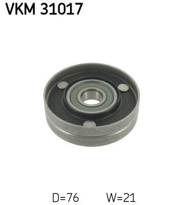 Obrázok Vratná/vodiaca kladka rebrovaného klinového remeňa SKF  VKM31017