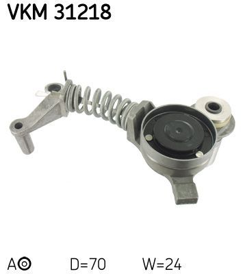 Obrázok Napínacia kladka rebrovaného klinového remeňa SKF  VKM31218