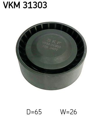 Obrázok Vratná/vodiaca kladka rebrovaného klinového remeňa SKF  VKM31303
