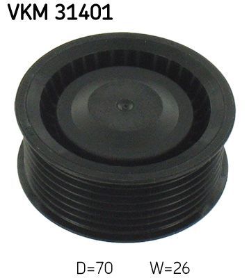 Obrázok Vratná/vodiaca kladka rebrovaného klinového remeňa SKF  VKM31401