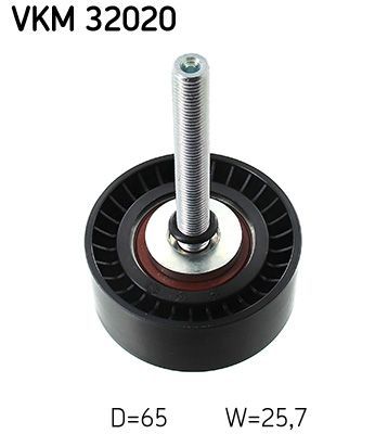 Obrázok Vratná/vodiaca kladka rebrovaného klinového remeňa SKF  VKM32020