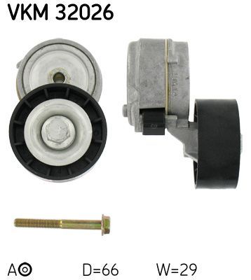 Obrázok Napínacia kladka rebrovaného klinového remeňa SKF  VKM32026