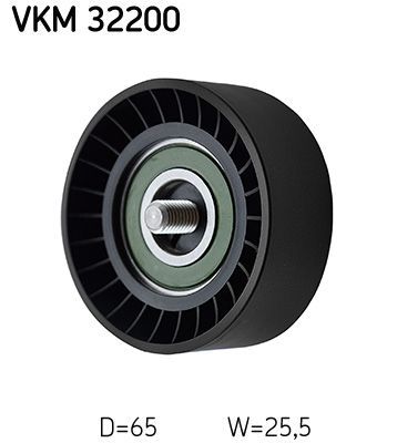 Obrázok Vratná/vodiaca kladka rebrovaného klinového remeňa SKF  VKM32200