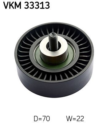 Obrázok Vratná/vodiaca kladka rebrovaného klinového remeňa SKF  VKM33313
