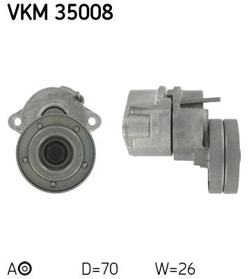 Obrázok Napínacia kladka rebrovaného klinového remeňa SKF  VKM35008