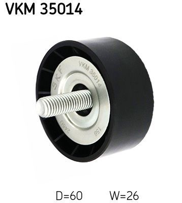 Obrázok Vratná/vodiaca kladka rebrovaného klinového remeňa SKF  VKM35014
