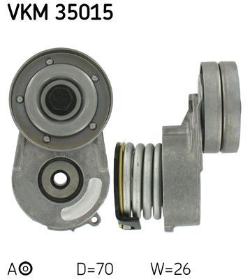 Obrázok Napínacia kladka rebrovaného klinového remeňa SKF  VKM35015