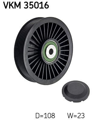 Obrázok Vratná/vodiaca kladka rebrovaného klinového remeňa SKF  VKM35016