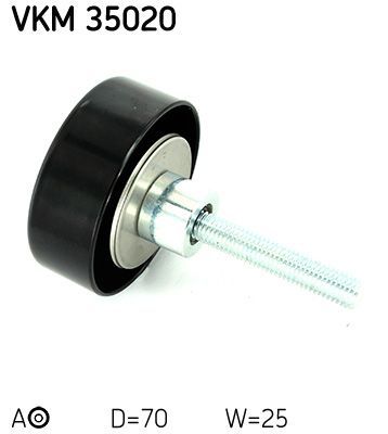 Obrázok Vratná/vodiaca kladka rebrovaného klinového remeňa SKF  VKM35020