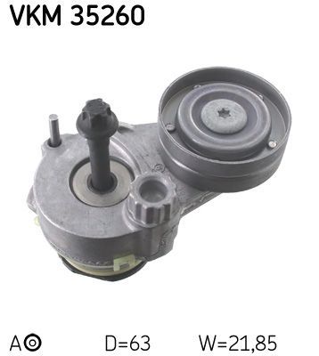 Obrázok Napínacia kladka rebrovaného klinového remeňa SKF  VKM35260