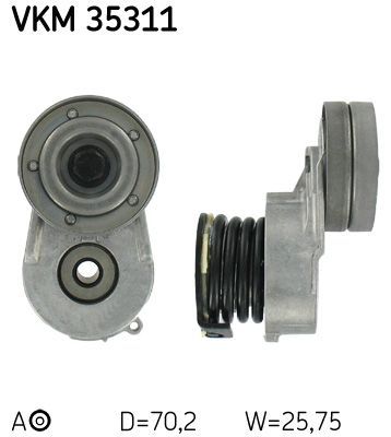 Obrázok Napínacia kladka rebrovaného klinového remeňa SKF  VKM35311