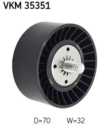 Obrázok Vratná/vodiaca kladka rebrovaného klinového remeňa SKF  VKM35351