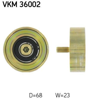 Obrázok Vratná/vodiaca kladka rebrovaného klinového remeňa SKF  VKM36002