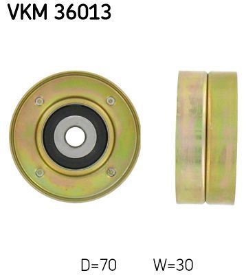 Obrázok Vratná/vodiaca kladka rebrovaného klinového remeňa SKF  VKM36013