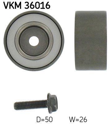 Obrázok Vratná/vodiaca kladka rebrovaného klinového remeňa SKF  VKM36016