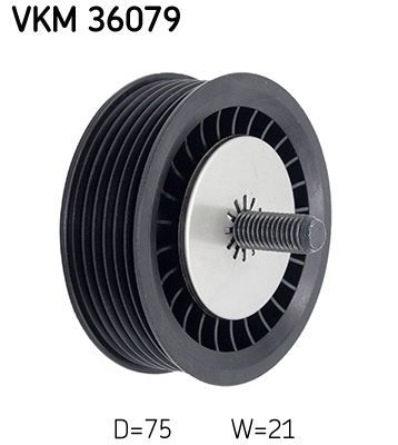 Obrázok Vratná/vodiaca kladka rebrovaného klinového remeňa SKF  VKM36079