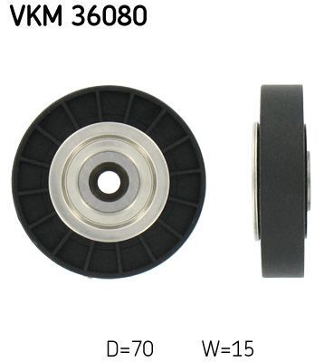 Obrázok Vratná/vodiaca kladka rebrovaného klinového remeňa SKF  VKM36080