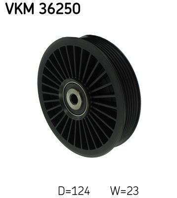 Obrázok Vratná/vodiaca kladka rebrovaného klinového remeňa SKF  VKM36250