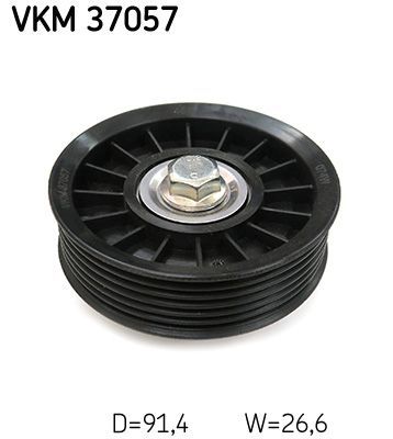 Obrázok Vratná/vodiaca kladka rebrovaného klinového remeňa SKF  VKM37057