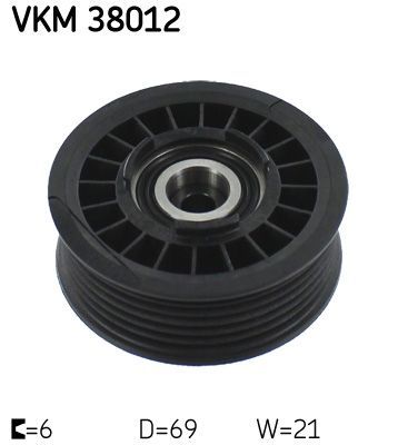 Obrázok Vratná/vodiaca kladka rebrovaného klinového remeňa SKF  VKM38012