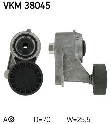 Obrázok Napínacia kladka rebrovaného klinového remeňa SKF  VKM38045