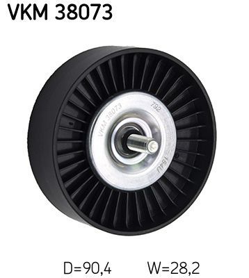 Obrázok Vratná/vodiaca kladka rebrovaného klinového remeňa SKF  VKM38073