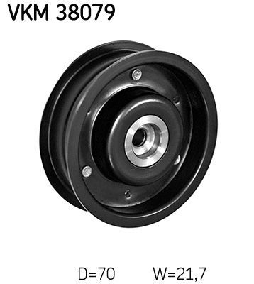 Obrázok Vratná/vodiaca kladka rebrovaného klinového remeňa SKF  VKM38079