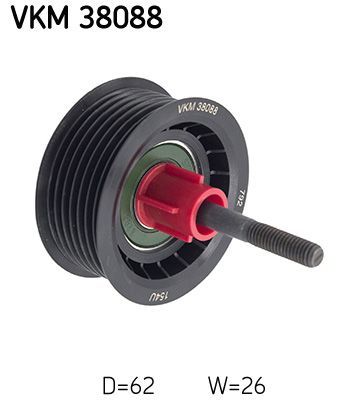 Obrázok Vratná/vodiaca kladka rebrovaného klinového remeňa SKF  VKM38088