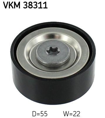 Obrázok Vratná/vodiaca kladka rebrovaného klinového remeňa SKF  VKM38311