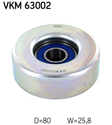 Obrázok Vratná/vodiaca kladka rebrovaného klinového remeňa SKF  VKM63002