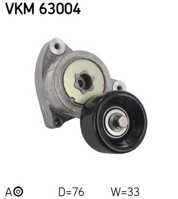 Obrázok Napínacia kladka rebrovaného klinového remeňa SKF  VKM63004