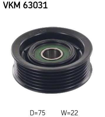 Obrázok Vratná/vodiaca kladka rebrovaného klinového remeňa SKF  VKM63031