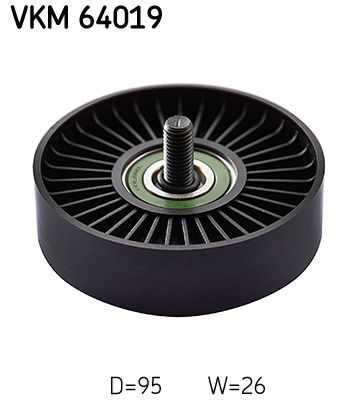 Obrázok Vratná/vodiaca kladka rebrovaného klinového remeňa SKF  VKM64019
