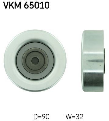 Obrázok Vratná/vodiaca kladka rebrovaného klinového remeňa SKF  VKM65010
